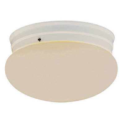Trans Globe Lighting 3618 WH 1 Light Flush-mount in White